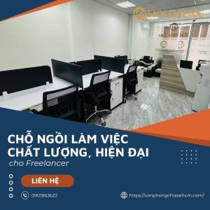 Chỗ ngồi làm việc chất lượng, hiện đại